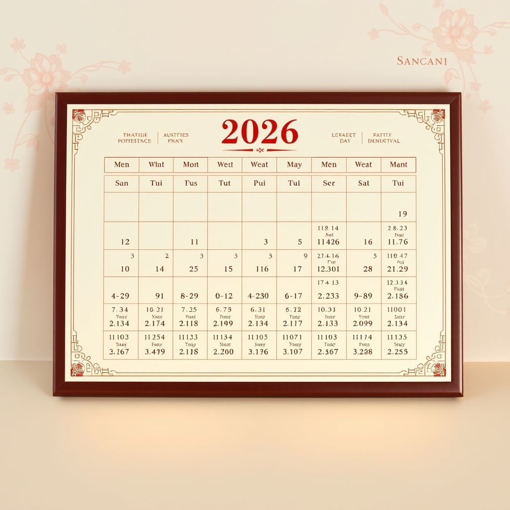 จัดงานแต่งปี 2569 อย่างมืออาชีพด้วยปฏิทินฤกษ์